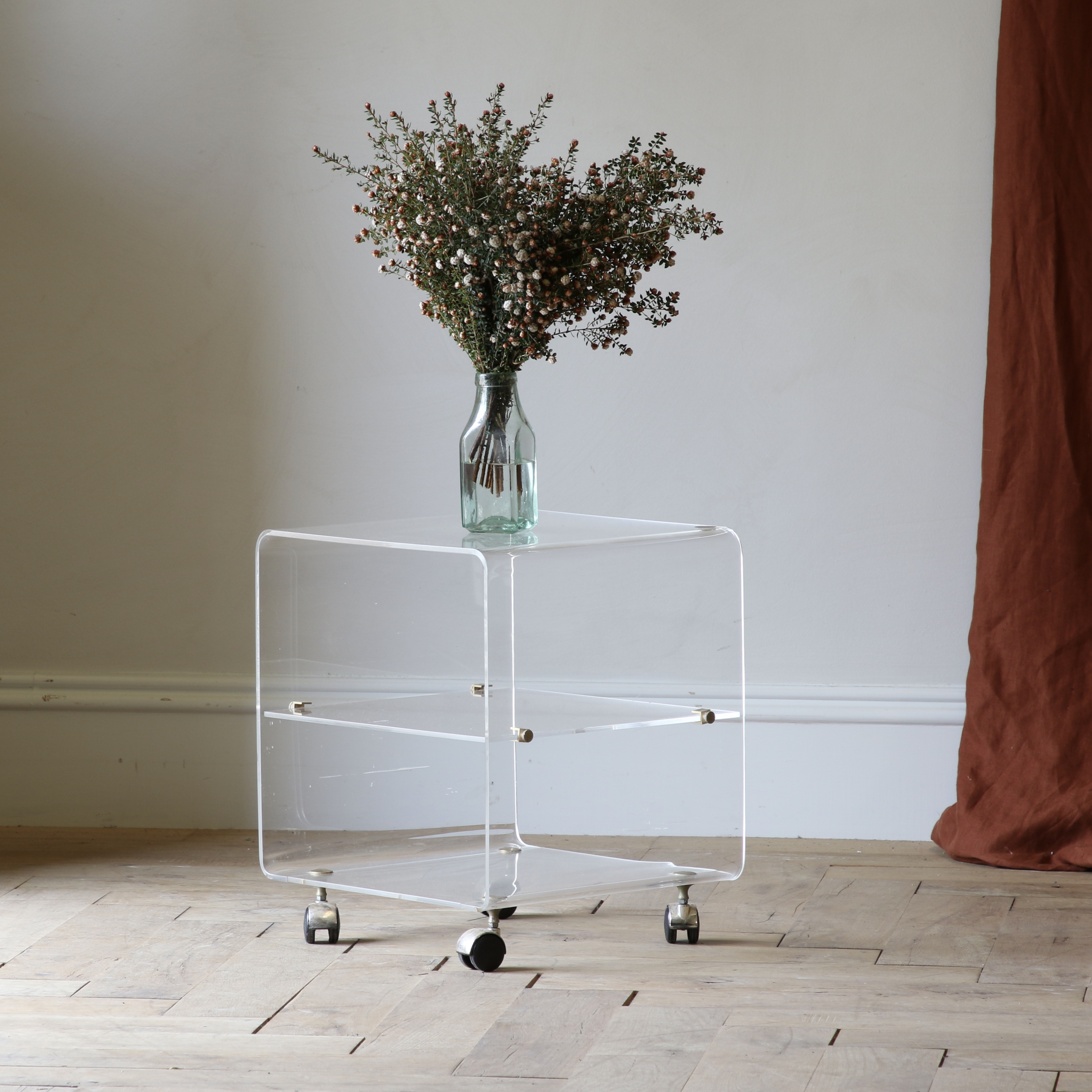 Perspex Side Table or Bedside